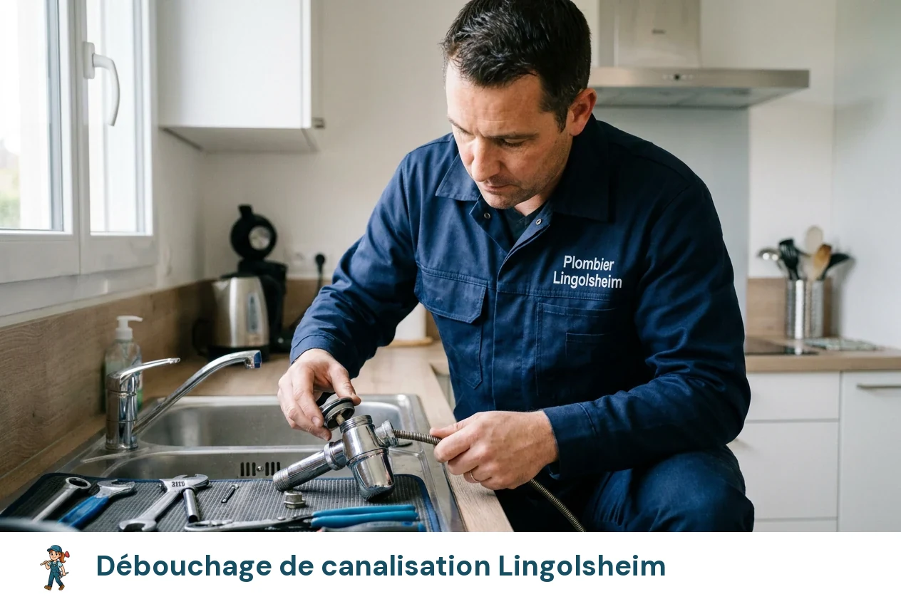 Débouchage de canalisation à Lingolsheim