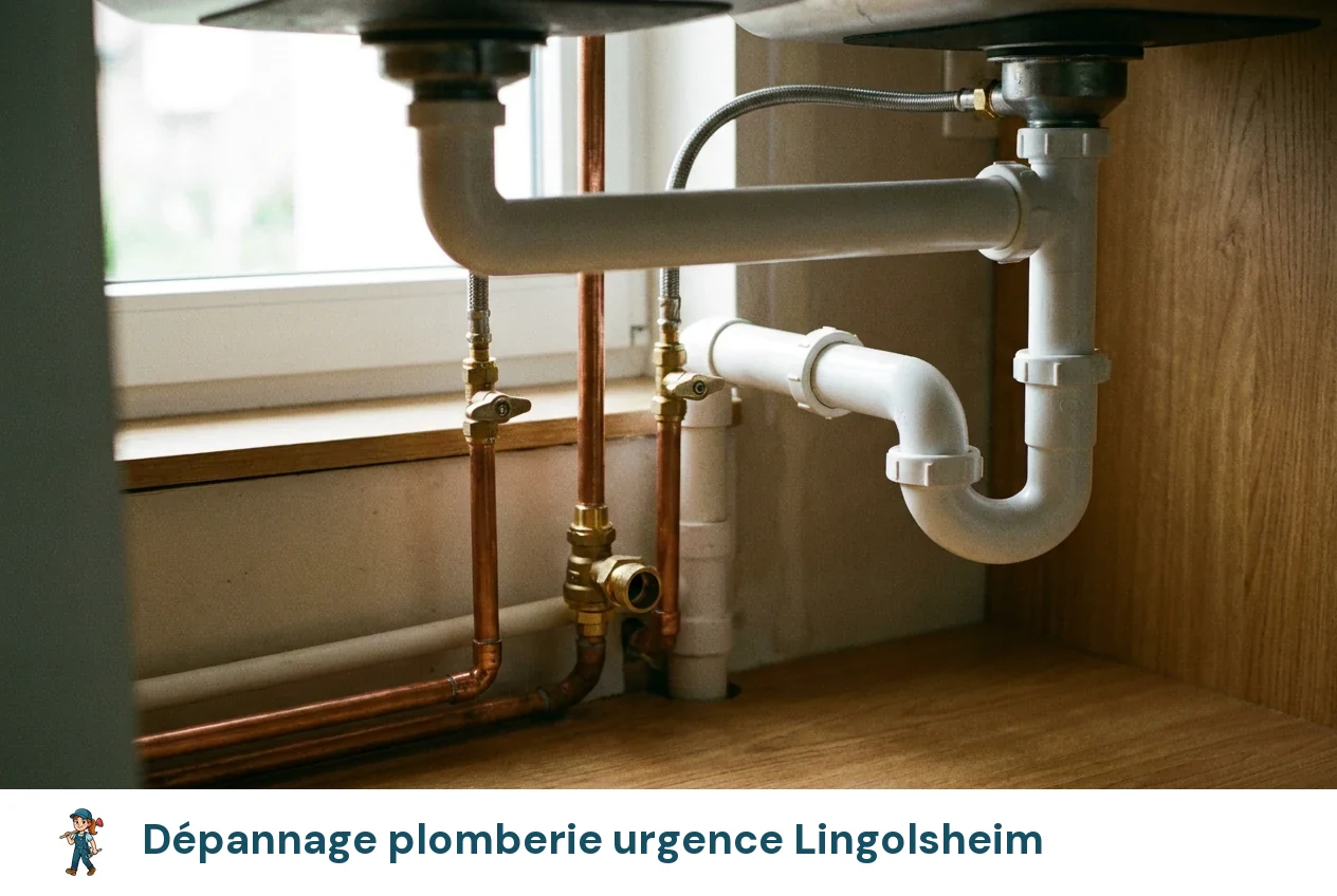 Dépannage plomberie urgence à Lingolsheim
