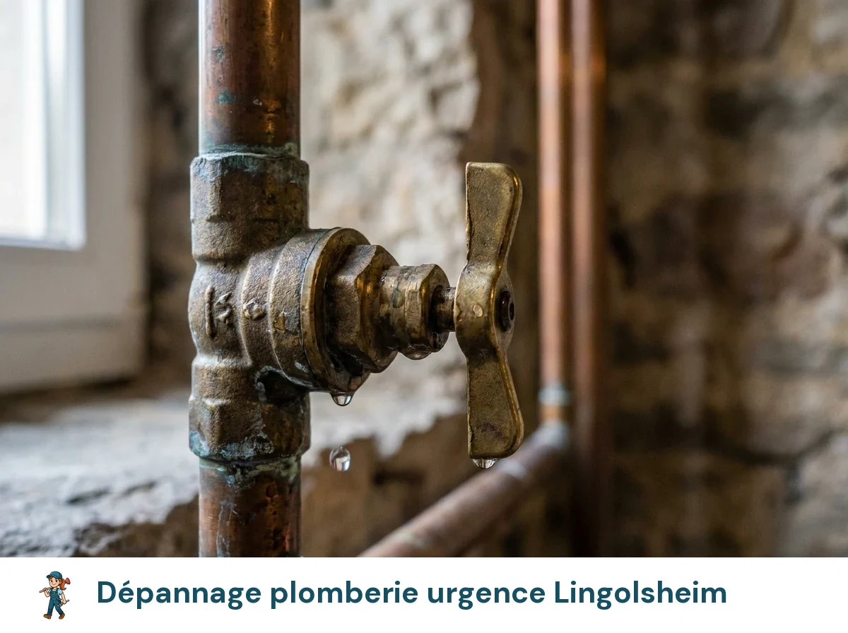 Dépannage plomberie urgence à Lingolsheim
