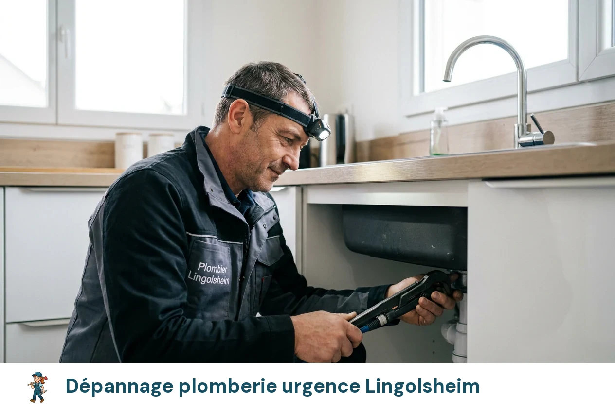 Dépannage plomberie urgence à Lingolsheim