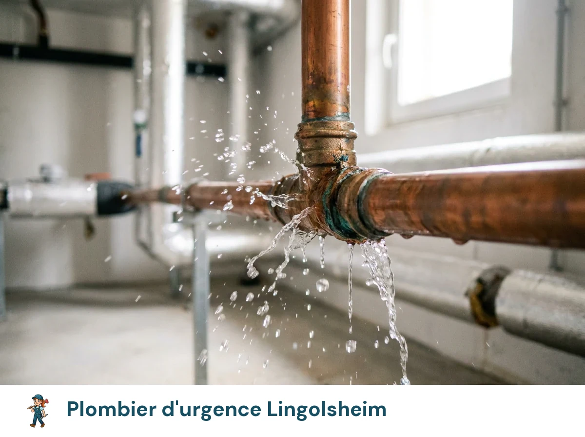 Plombier d'urgence à Lingolsheim