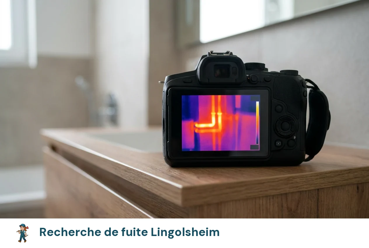 Recherche de fuite à Lingolsheim
