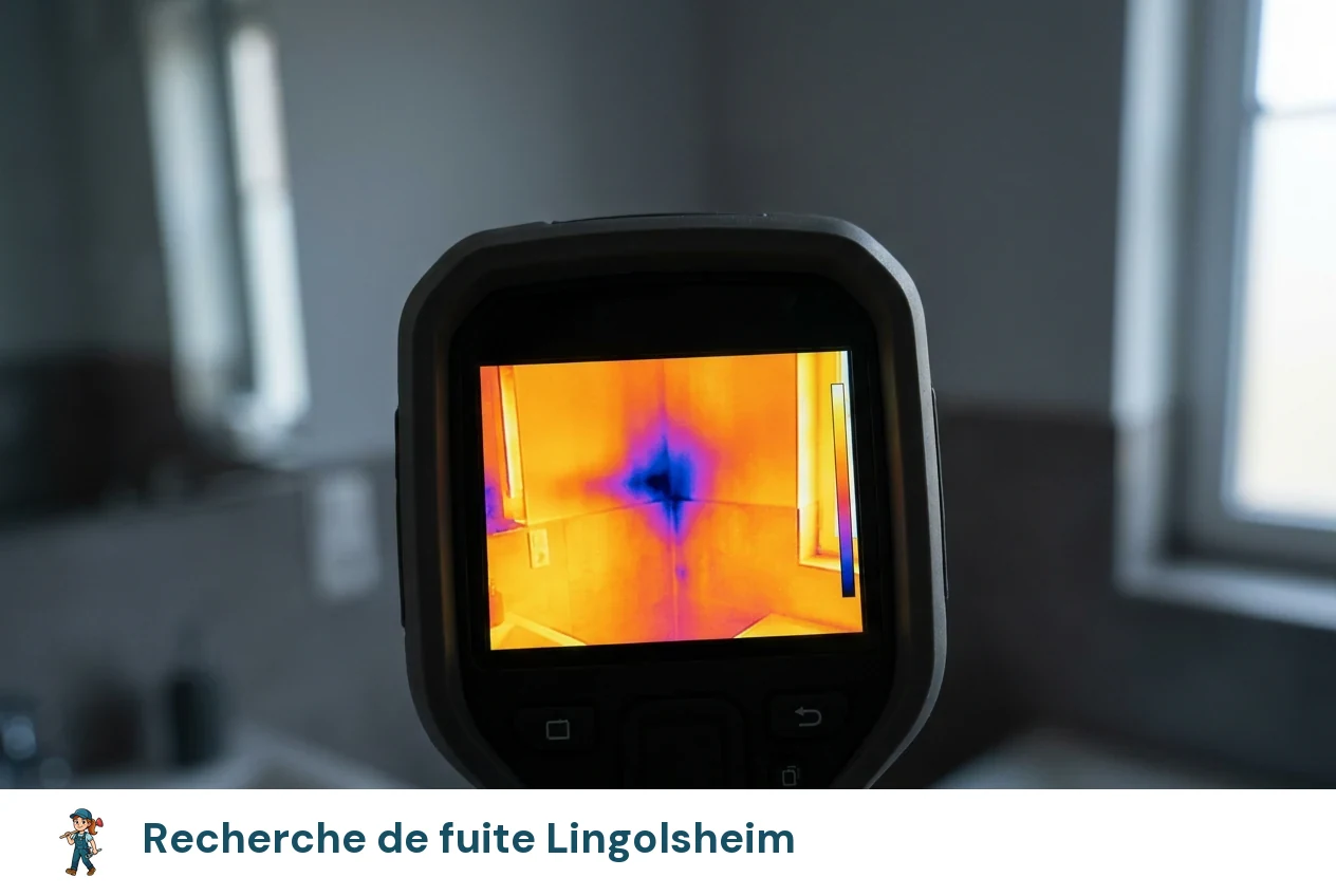 Recherche de fuite à Lingolsheim