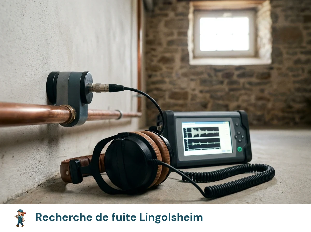 Recherche de fuite à Lingolsheim