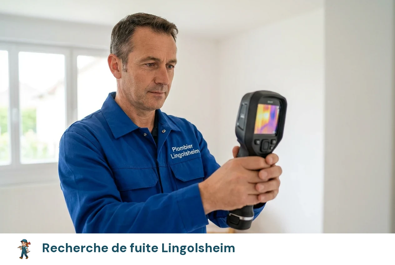 Recherche de fuite à Lingolsheim