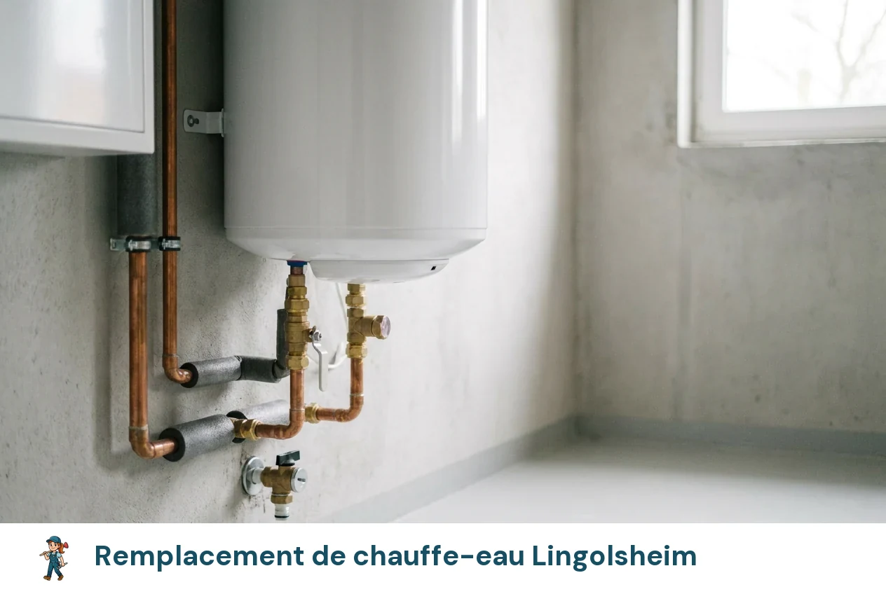 Remplacement de chauffe-eau à Lingolsheim
