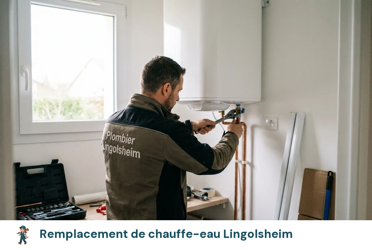 Remplacement de chauffe-eau à Lingolsheim