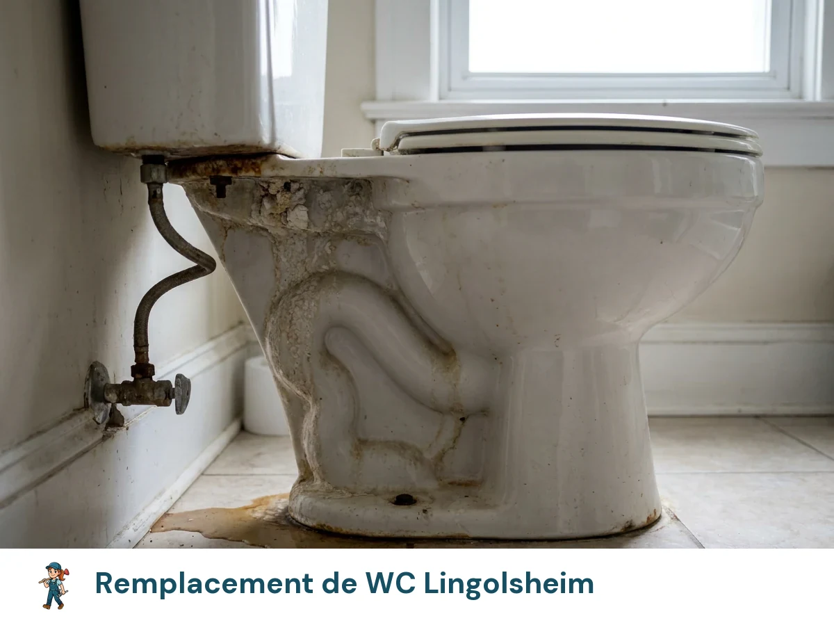 Remplacement de WC à Lingolsheim