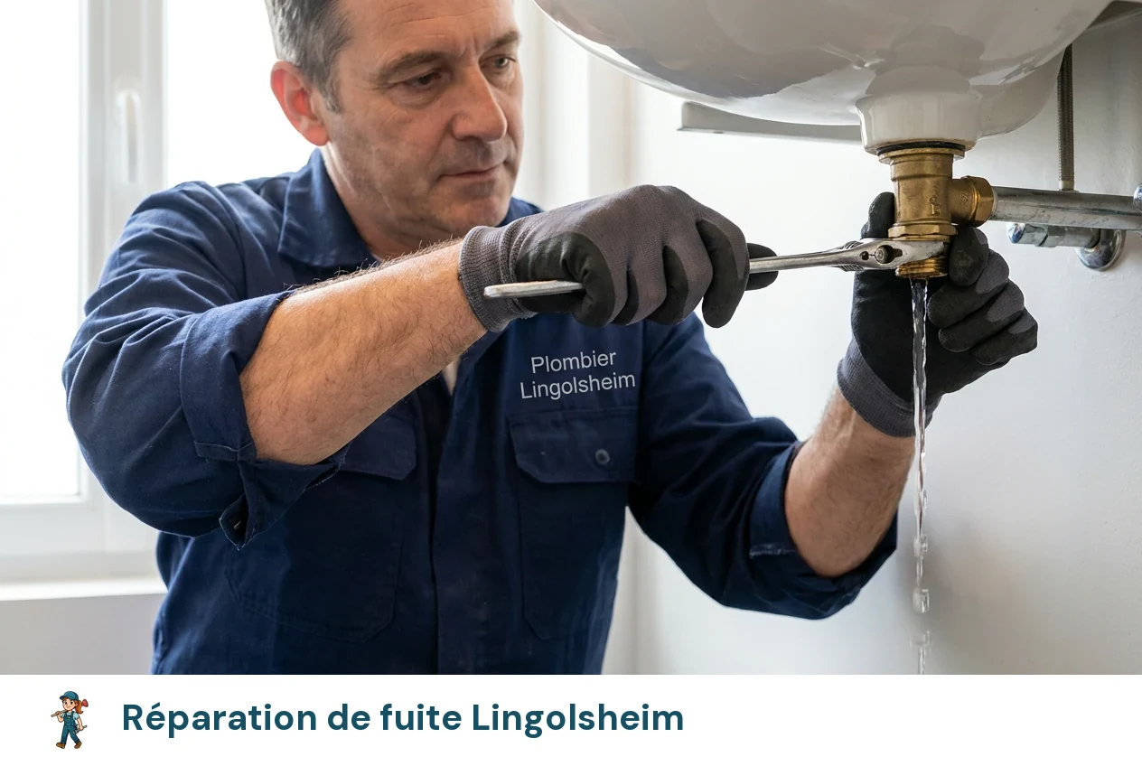 Réparation de fuite à Lingolsheim
